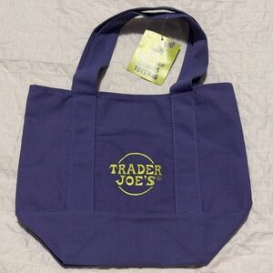 Trader Joe's Purple Tote Bag